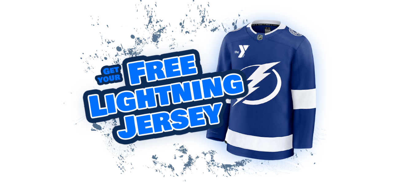 Get your free lightning jersey and bolts card